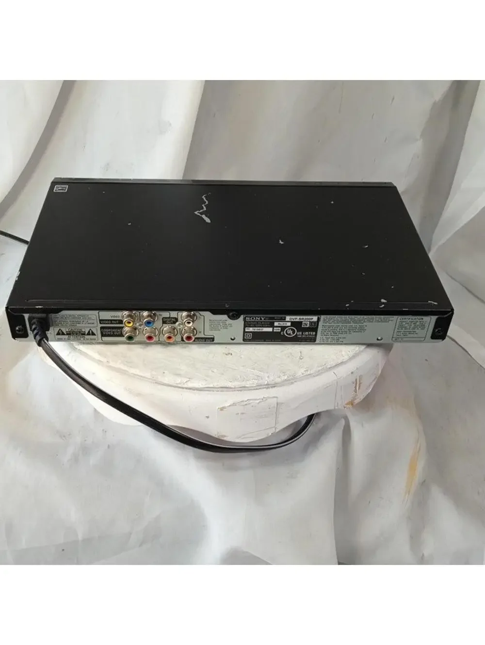 Sony DVP-SR200P DVD CD Player Dolby Digital DTS Compact Black RCA AV Tested Work